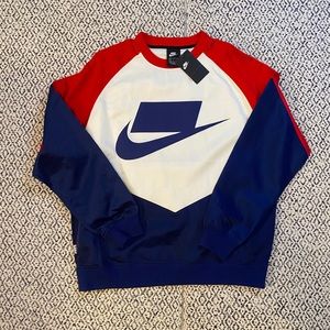 Nike NSW satin crewneck